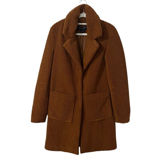 French Connection Tan Coat - Picture 2 of 12